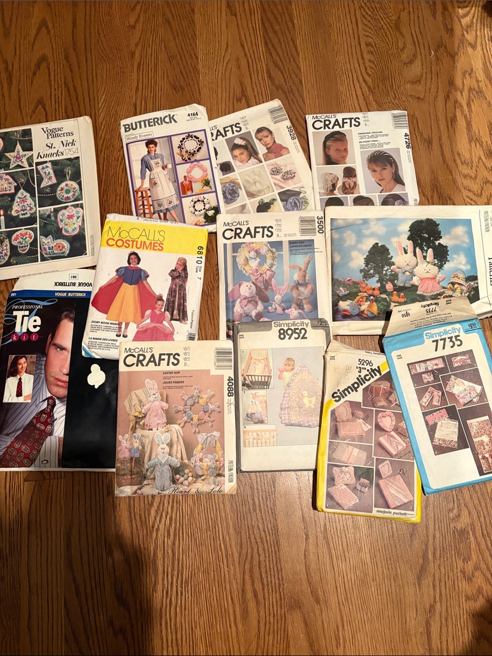 Vintage craft patterns vogue simplicity and McCalls